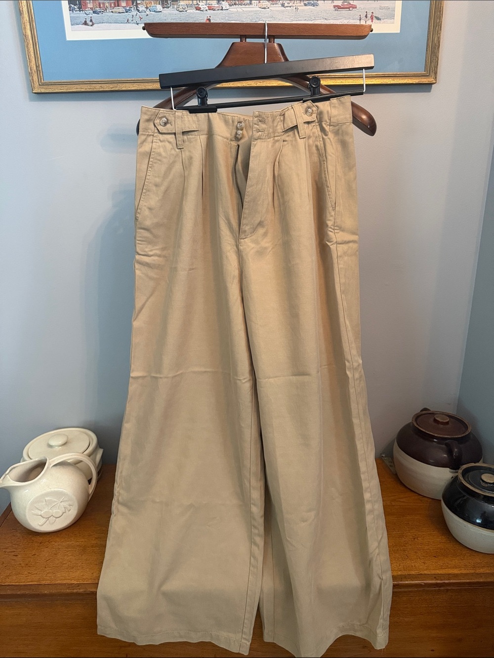 Madewell Wide-Leg Chino Pants